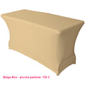 Housse de table/buffet beige