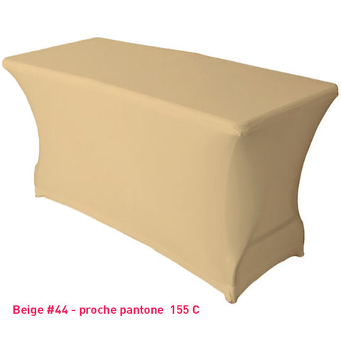 Housse de table/buffet beige