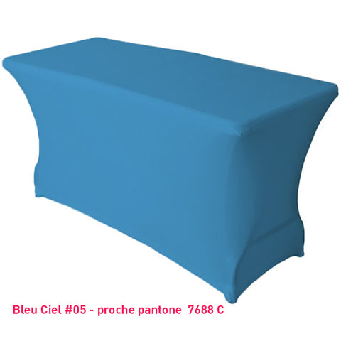 Housse de table/buffet bleu ciel