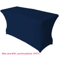 Housse de table/buffet bleu navy