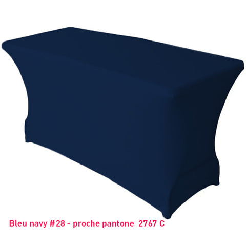 Housse de table/buffet bleu navy