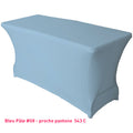 Housse de table/buffet bleu pâle