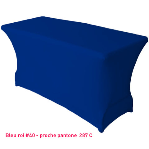 Housse de table/buffet bleu roi