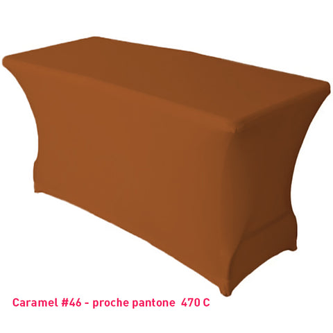 Housse de table/buffet caramel