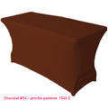 Housse de table/buffet chocolat