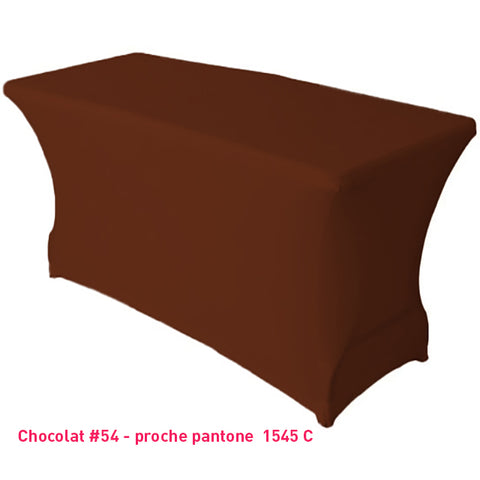 Housse de table/buffet chocolat