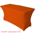 Housse de buffet/table corail
