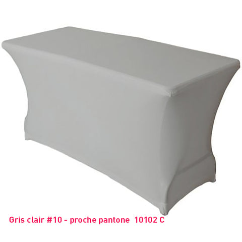 Housse de table/buffet gris clair