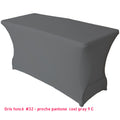 Housse de table/buffet gris foncé