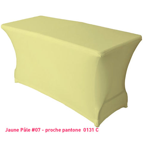 Housse de buffet/table jaune pâle