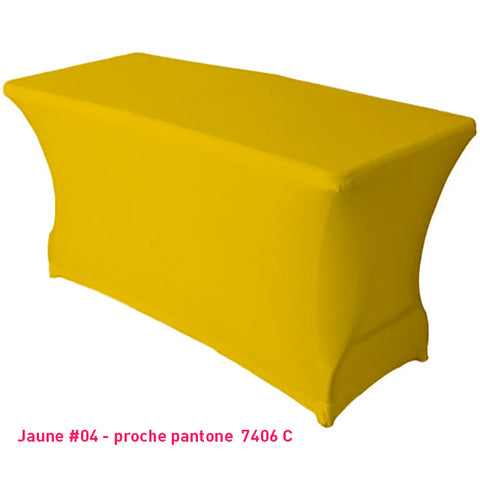 Housse de buffet/table jaune vif