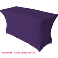 Housse de table/buffet prune