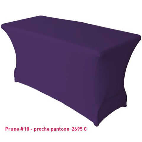 Housse de table/buffet prune
