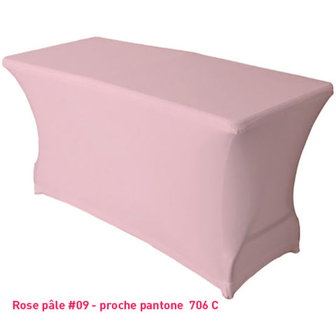 Housse de buffet/table rose pâle