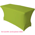 Housse de table/buffet vert anis