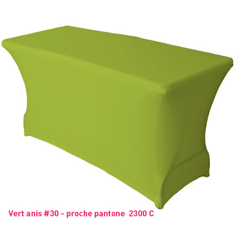 Housse de table/buffet vert anis