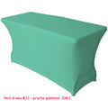 Housse de table/buffet vert d'eau