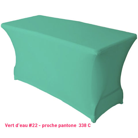 Housse de table/buffet vert d'eau