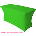 Housse de table/buffet vert fluo