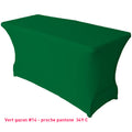 Housse de table/buffet vert gazon