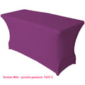 Housse de buffet/table violette violine