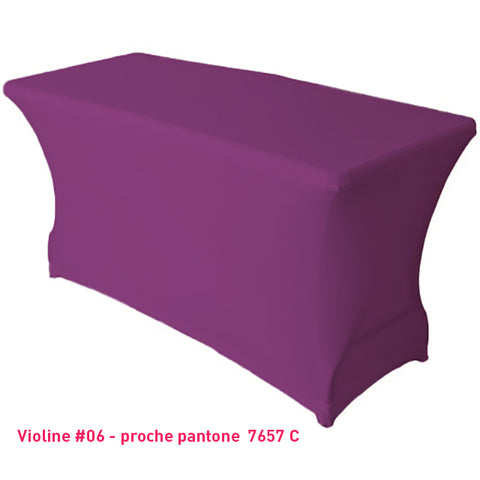 Housse de buffet/table violette violine