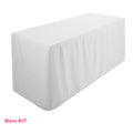 Housse de buffet/table tombante blanche