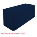 Nappe de table/buffet bleu navy