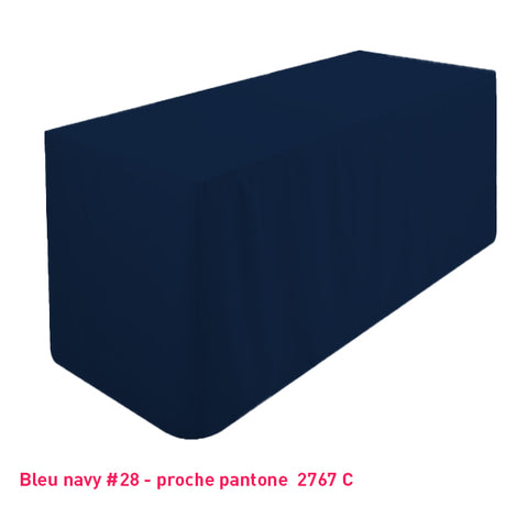 Nappe de table/buffet bleu navy