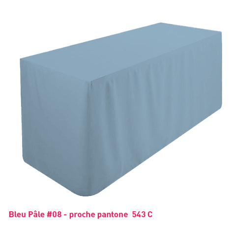 Nappe de table/buffet bleu pâle