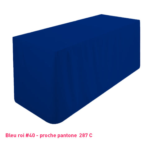 Nappe de table/buffet bleu roi