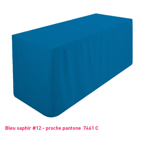 Nappe de table/buffet bleu saphir