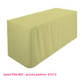 Nappe de buffet/table jaune pâle