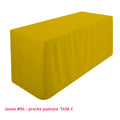 Nappe de buffet/table jaune vif