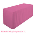Nappe de buffet/table rose bonbon