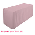 Nappe de buffet/table rose pâle