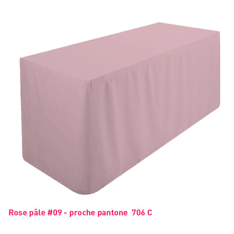 Nappe de buffet/table rose pâle
