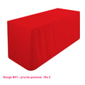 Nappe de buffet/table rouge vif
