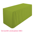 Nappe de table/buffet vert anis