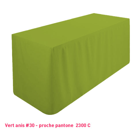 Nappe de table/buffet vert anis