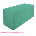 Nappe de table/buffet vert d'eau