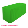 Housse de table/buffet tombante vert fluo