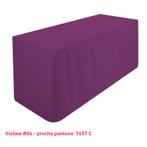 Nappe de buffet/table violette (violine)