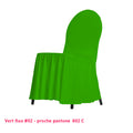 Housse de Chaise avec Juponnage vert fluo