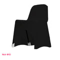 Housse de Chaise Basse - Tissu Lycra Premium 210g/m² - Mes Jolies Tables