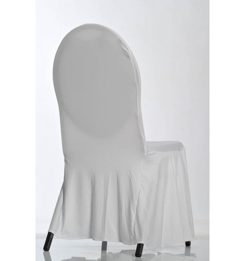 Dos de la housse de chaise avec Juponnage