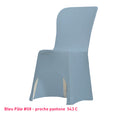 Housse de Chaise bleu pâle Miami en lycra 210g/m²
