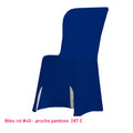 Housse de Chaise bleu roi Miami en lycra 210g/m²
