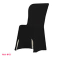 Housse de Chaise noire Miami en lycra 210g/m²