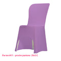 Housse de Chaise violet parme Miami en lycra 210g/m²